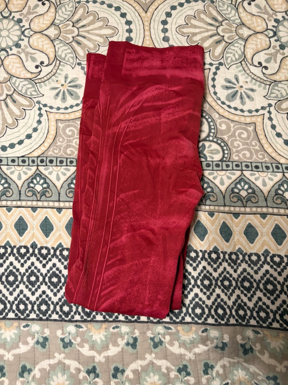 lululemon Deep Coral Sports Top